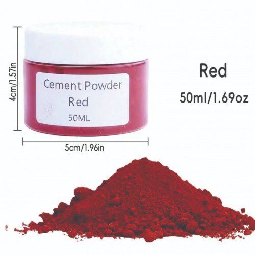 Red Iron Oxide Pigment Powder 50ml  (3)