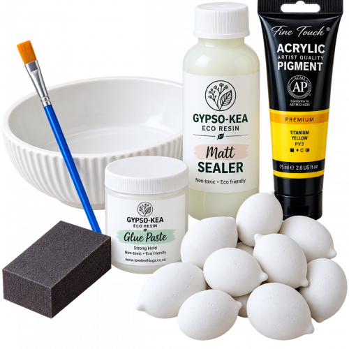 Eco Resin Lemon Bowl DIY kit