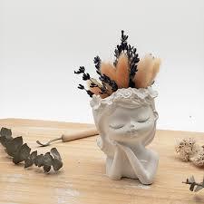 Silicone mould - Girl planter sleeping