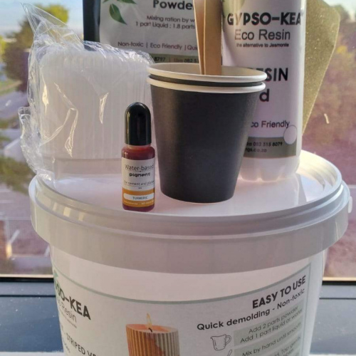 ECO RESIN CASTING KIT - Striped vessel